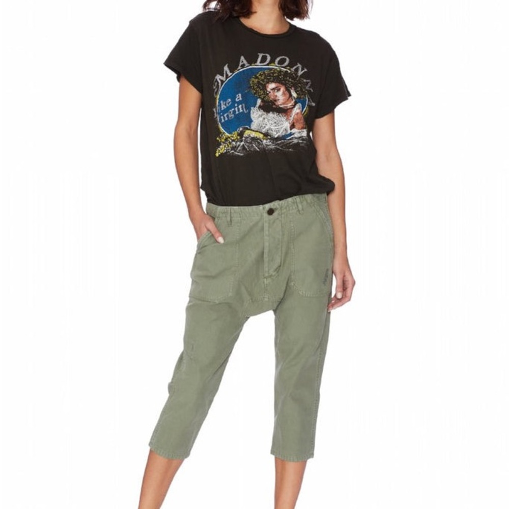 Etienne Marcel Denim Stylish Olive Cropped Pants NWOT
